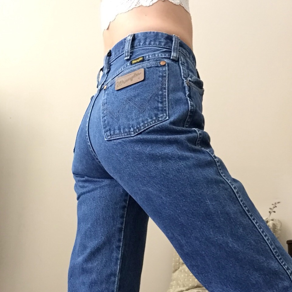 Vintage high waisted Wrangler jeans - Picture 5 of 8